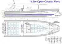 NEW BUILD - 14.8m Open Coastal Ferry - Kitset