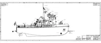 1978 76′ x 21′ x 8.5′ Fire Class Tug w/ Tractor Capabilities