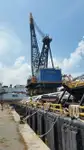 Crane Pipelaying Barge